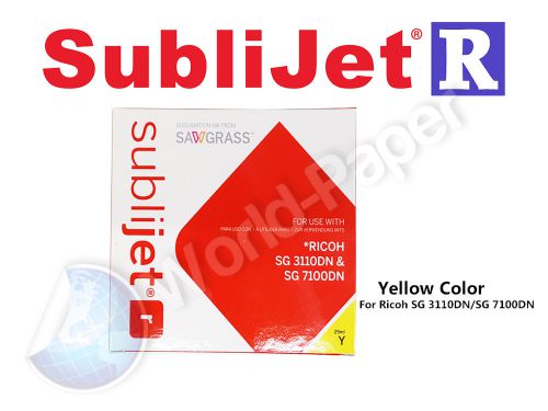SUBLIJET - R CARTRIDGE FOR RICOH SG 3110DN SUBLIMATION INK Y Yellow