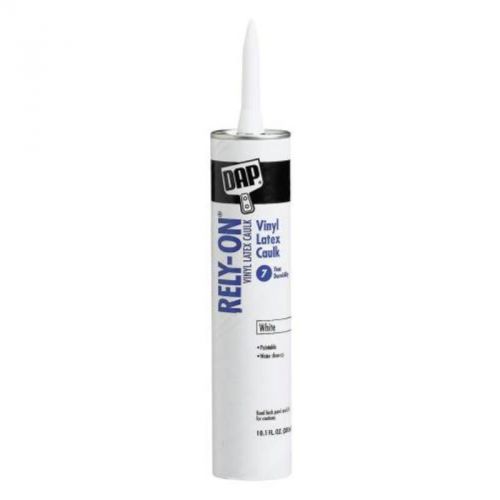 Rely-on vinyl latex caulk dap inc adhesive caulk 18260 076335070506 for sale