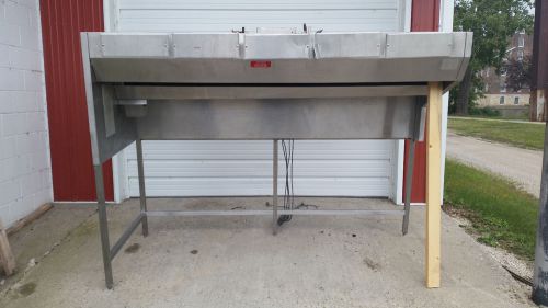 94&#034; x 36&#034; x 70&#034; Concession Stand Hood Exhaust Oven Fryer
