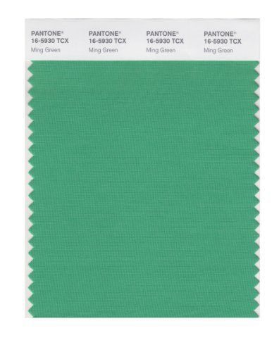 PANTONE SMART 16-5930X Color Swatch Card, Ming Green