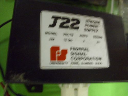 VINTAGE J22  STROBE POWER SUPPLY FOR THE JET STROBE LIGHTBARS