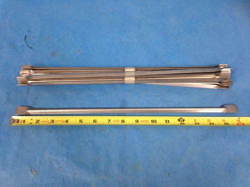 Stainless steel bracket bar 16&#034; long lot of 17 for sale