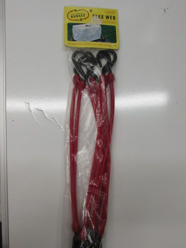 The Perfect Bungee Flex Web Red with 8 Arms each 18&#034; long #FE18-8R