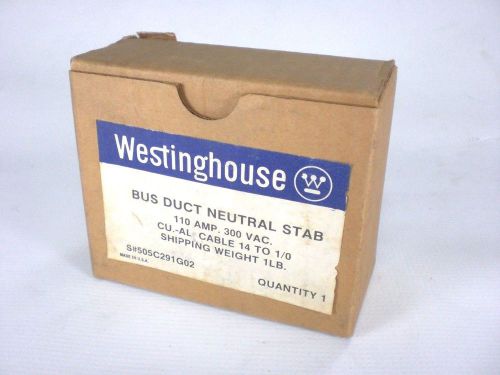 505C291G02 Westinghouse Bus Duct Neutral Stab