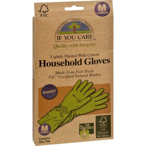 If You Care Household Gloves - Medium - 12 Pairs
