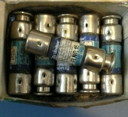Time Delay Fuses LITTELFUSE FLNR  15A 250V CLASS RK5 (SET OF 6)