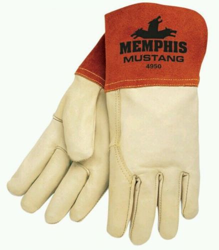 Mustang tig/mig welding gloves size large for sale