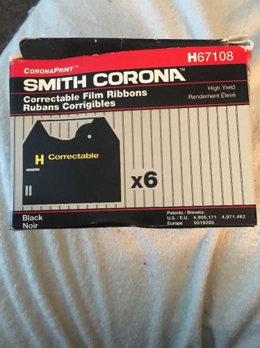 OEM Smith Corona Correctable Film Ribbons H67108 Box Of 5