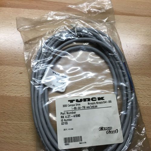 TURCK CABLE WK 4.2T-4 NEW IN BAG