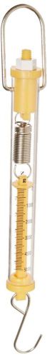 Ajax scientific plastic tubular spring scale 5000g weight capacity yellow for sale