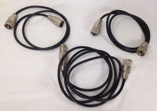 3 Amphenol Cables PL-258 PL-259