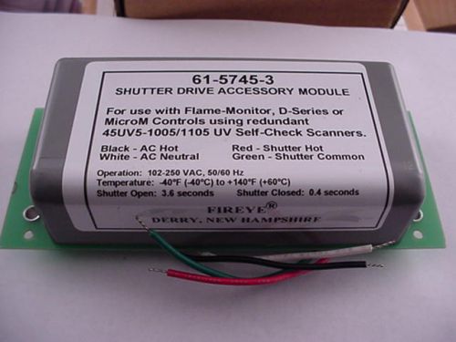 Fireye 61-5745-3 Shutter Drive  Accessory Module Ships on the Same Day Purchase