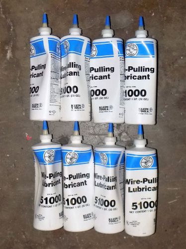 KLEIN TOOLS 51000 WIRE PULLING LUBRICANT 8 ONE QUART BOTTLES