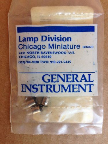 Vintage nos bag with 10 pcs chicago miniature #387 pilot lamps for sale