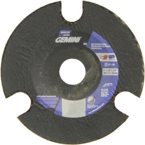 Norton Charger AVOS Depressed Center Abrasive Wheel, Type 29, Aluminum Oxide,
