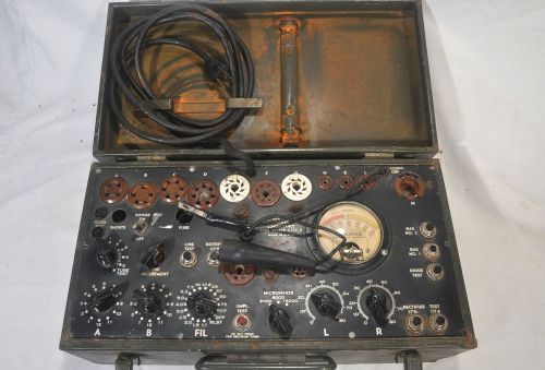 (1) supreme military tube tester i-177b parts or restore for sale