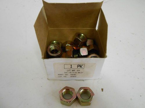 5/8&#034; Hex Fin Nut Grade 8 , 62CNFHBY , box of 24