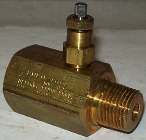 Deltrol pneu-trol 1/2&#034; brass needle valve nmf30b for sale