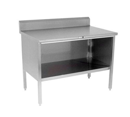 John Boos 160-28A Work Counter - 84&#034; 84&#034;W x 30&#034;D stainless steel cabinet...