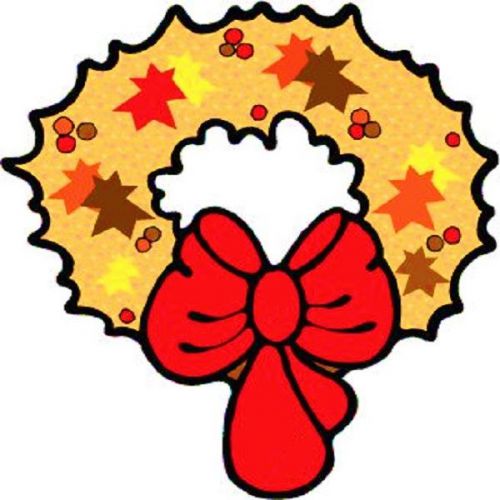 30 Custom Thanksgiving Wreath Personalized Address Labels