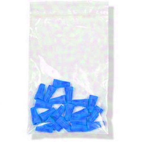 Zip-Fresh KeepFreshBags 6&#034; x 10&#034; 4mil Ziplock Bags Clear Single Seal Top