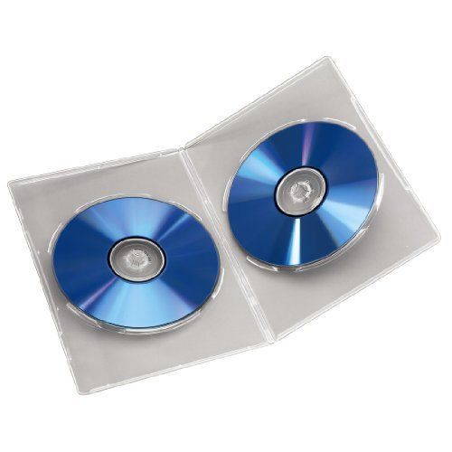 Hama Slim Double DVD Jewel Cases - Transparent