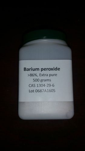 Barium peroxide, &lt;86%, Extra pure, 500 gm