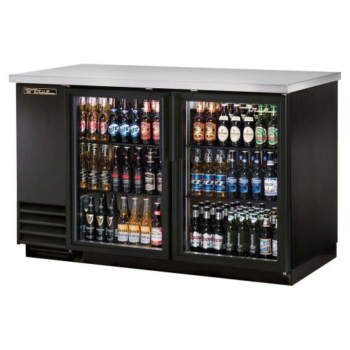 Back bar cooler two-section true refrigeration tbb-2g-ld (each) for sale