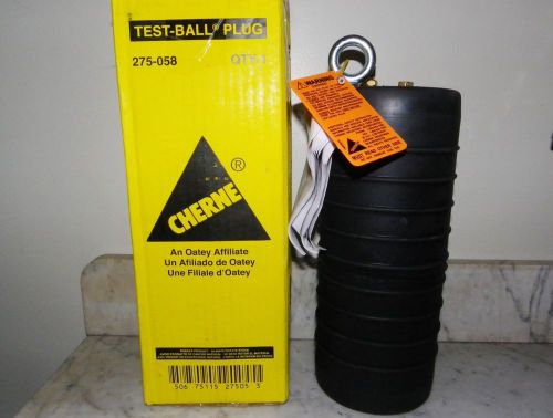 New CHERNE Multi Size 6&#034; -  8&#034; Test Ball SEWER PIPE PLUG
