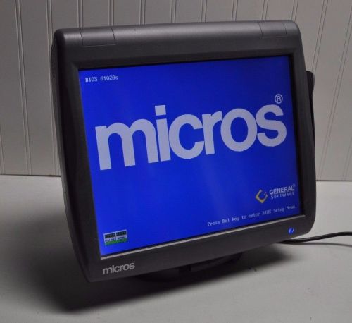 Micros pos terminal ws-5 windows embedded, new glass&amp;  1yr warranty!  400814-020 for sale