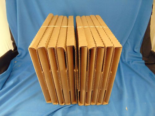Lot of 10 shipping box book comics magazines letter papers set mailers storage