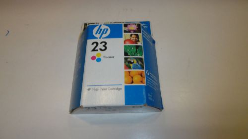 Genuine HP 23 Tri Color Ink Cartridge New Sealed~Expired  August 2008