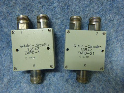 Lot of 2 Mini-Circuits 15542 ZAPD-21