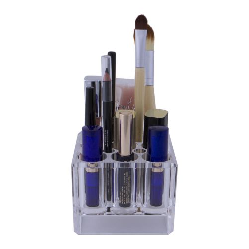 Zadro 13 Compartment Cosmetic Organizer Holding Lipstick, Pencils, Brushes ZOR9