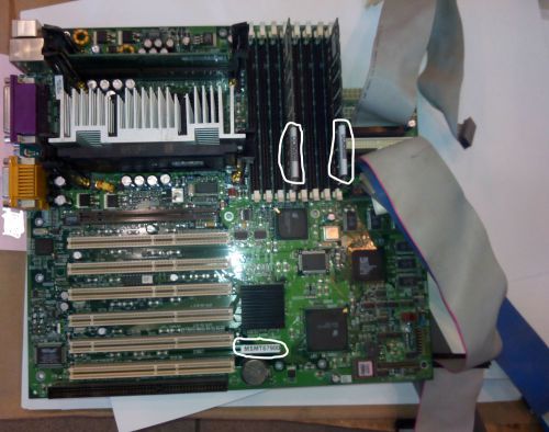 AGFA RIP Intergraph ZX10 MOTHERBOARD with RAM, videocard, network, RAID, cables