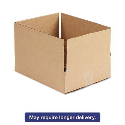 Brown Corrugated - Fixed-Depth Shipping Boxes, 12l x 10w x 3h, 25/Bundle