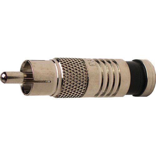 Platinum tools 18066 rca-type nickel-plated, sealsmart rg 6 quad coaxial for sale