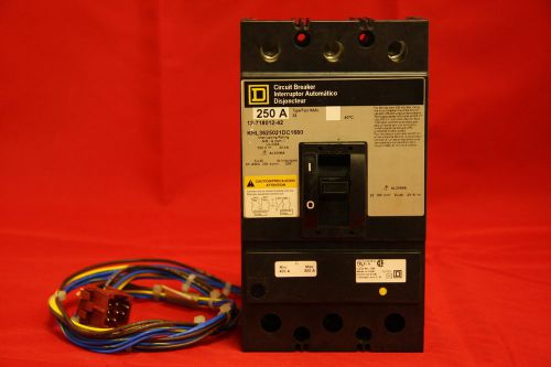 Square d khl3625021dc1680 3 pole 250 amp circuit breaker dc rated khl 500v 20 ka for sale