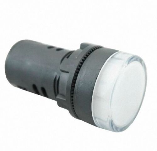 new 5Pcs White LED Indicator Pilot Signal Light Lamp 12V