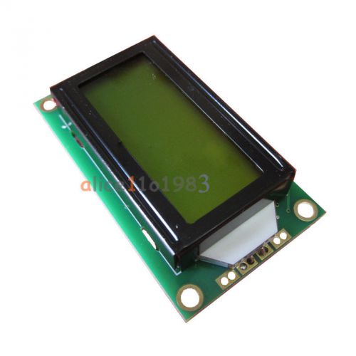 Yellow 0802 LCD 8x2 Character LCD Display Module 5V LCM For Arduino Raspberry pi
