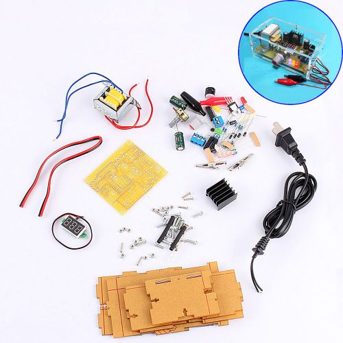 Hot Sale DIY LM317 Adjustable Voltage Power Supply Board Learning Kit With Case