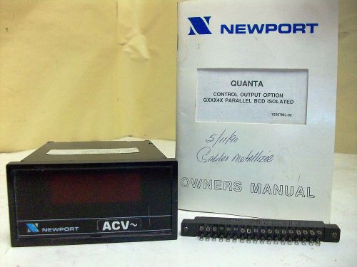 Newport Quanta Digital Panel Meter AC Voltage LED Display Q2004-CVR4
