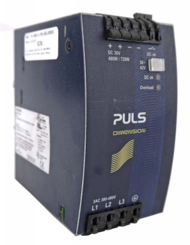 Puls dimension qt20.361 3ac 380-480vac 480w/720w 3ph din power supply module for sale