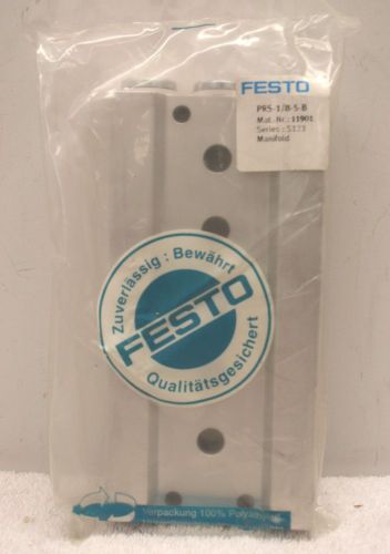 Festo prs-1/8-5-b manifold block **new sealed package* for sale