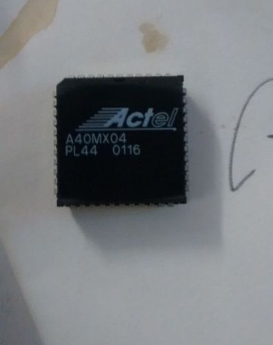 Actel Silicon Sculptor Device Programmer, documents, and 16 Actel PL-44 chips