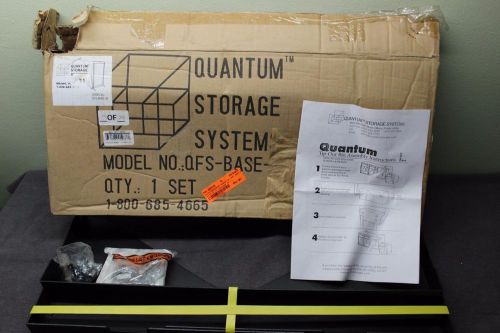 Quantum Storage Systems Storage Tip Out Bin Floor Stand QFS-Base-LG New in Box