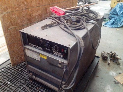 Lincoln dc 600 arc welder with mig wire feed for sale