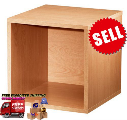 Closet Organization Box Open Cube Storage Cabinet Shoe Bookcase Rack Wood Sewing