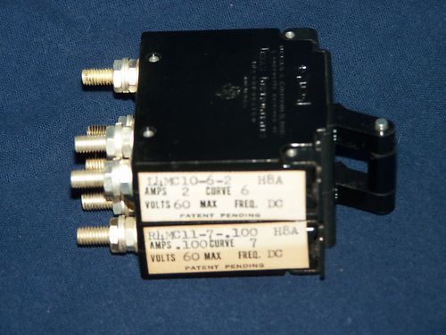Klixon Texas Instruments switch NOS 12MCA-194-34 L4MC10-6-2 Electric100 Volts