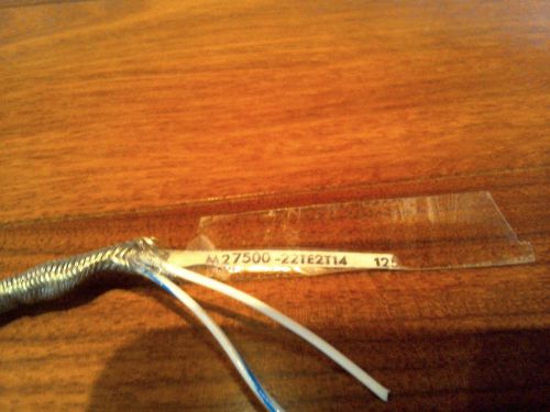 Shielded 22AWG Twisted Pair Wire M27500-22TE2T14 50 Feet
